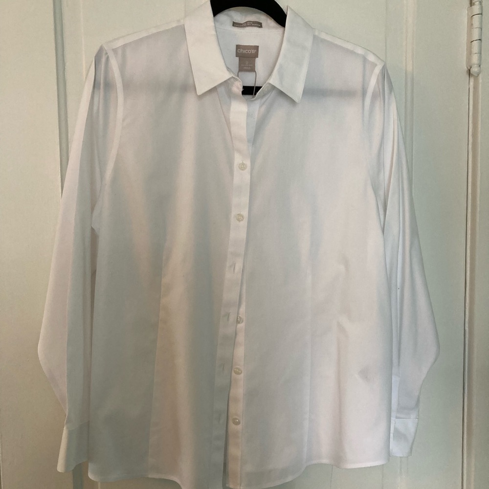 Chicos Cool Max No Iron Shirt